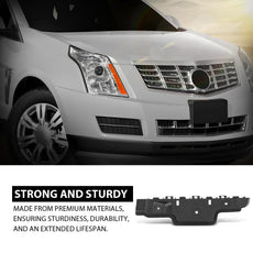 G-PLUS Front Right Bumper Cover Bracket for Cadillac SRX 2010-2016 Black Additional Angle
