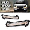 G-PLUS LED Turn Signal Lights Lamp w/Bulb Left+Right Side Compatible with Lincoln Corsair 2020-2024 LJ7Z13K371B, LJ7Z13K371A, FO2530174, FO2531174 Black