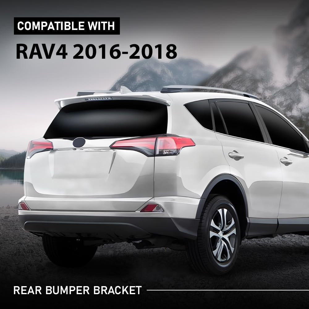 G-PLUS Bumper Bracket Driver and Passenger Side Compatible with Toyota RAV4 2016-2018 521550R050, 521560R050