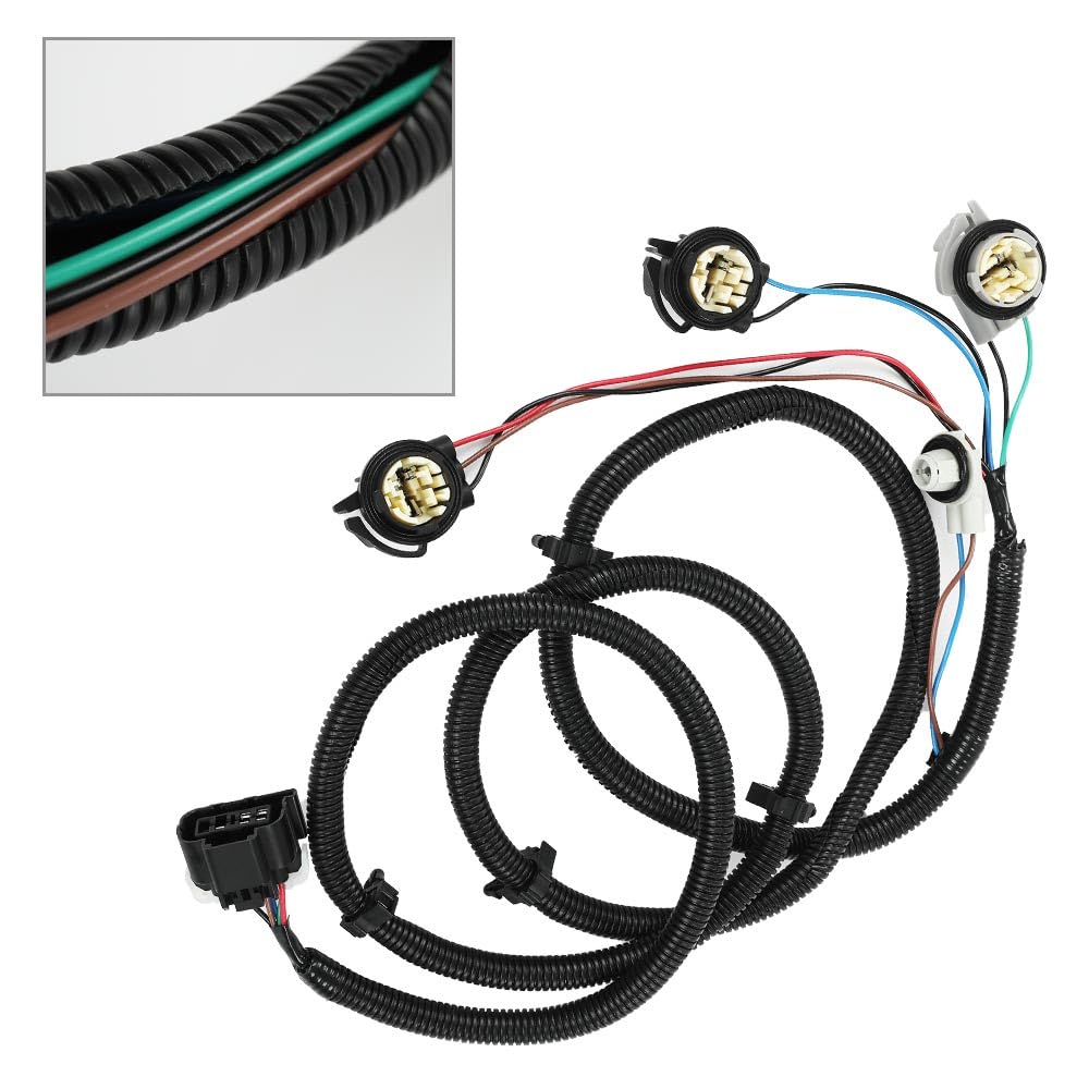 G-PLUS Tail Light Wiring Harness, Compatible with Chevy Silverado 1500 2500HD 3500 2003-2006/ Silverado 1500 1500HD 2500HD 3500 Classic 2007/ Silverado 1500HD 2005-2006 16531402 Rear Right