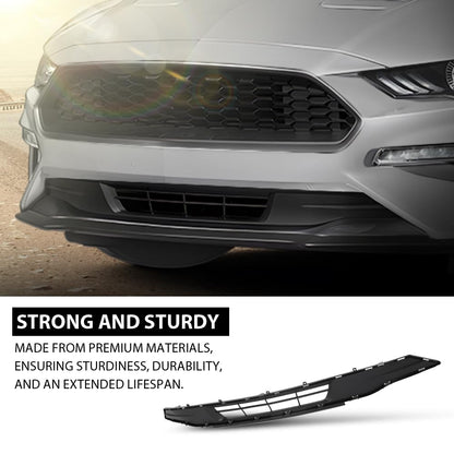 G-PLUS Front Lower Grille, Compatible with Ford Mustang EcoBoost/EcoBoost Premium 2018-2022, JR3Z17K945AA, FO1036191