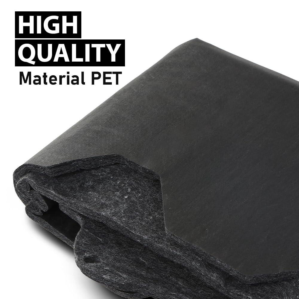 G-PLUS Hood Insulation Pad 1/2" with Clips Compatible with GMC Pick-Up Trucks 2007-2013, Not Fit Chevy Trucks