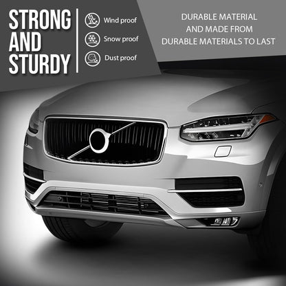 G-PLUS Front Center Lower Grill Bumper Grille Compatible with Volvo XC90 2016-2021 Fit Models With Spoiler 31353373, VO1036106 Black
