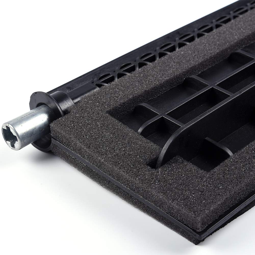 G-PLUS Heater Fix Blend Door Repair Kit Compatible with 1997 1998 1999 2000 2001 2002 2003 Ford F150 New Blendor Premium Replacement Black