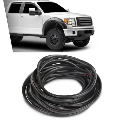 G-PLUS Fender Flare Rubber Seal 18 Feet(5.4864m) Edge Trim, Fender Flare Gasket Universal Fit for Car and Truck Wheel Wells