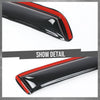 G-PLUS in-Channel Auto Vent Window Visor 4PCS Compatible with Honda Ridgeline 2017-2025 in-Channel Rain Guards Smoke