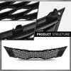 G-PLUS Front Upper Bumper Grille Assembly, Compatible with Kia Optima SX SXL Turbo 2016 2017 2018, Chrome