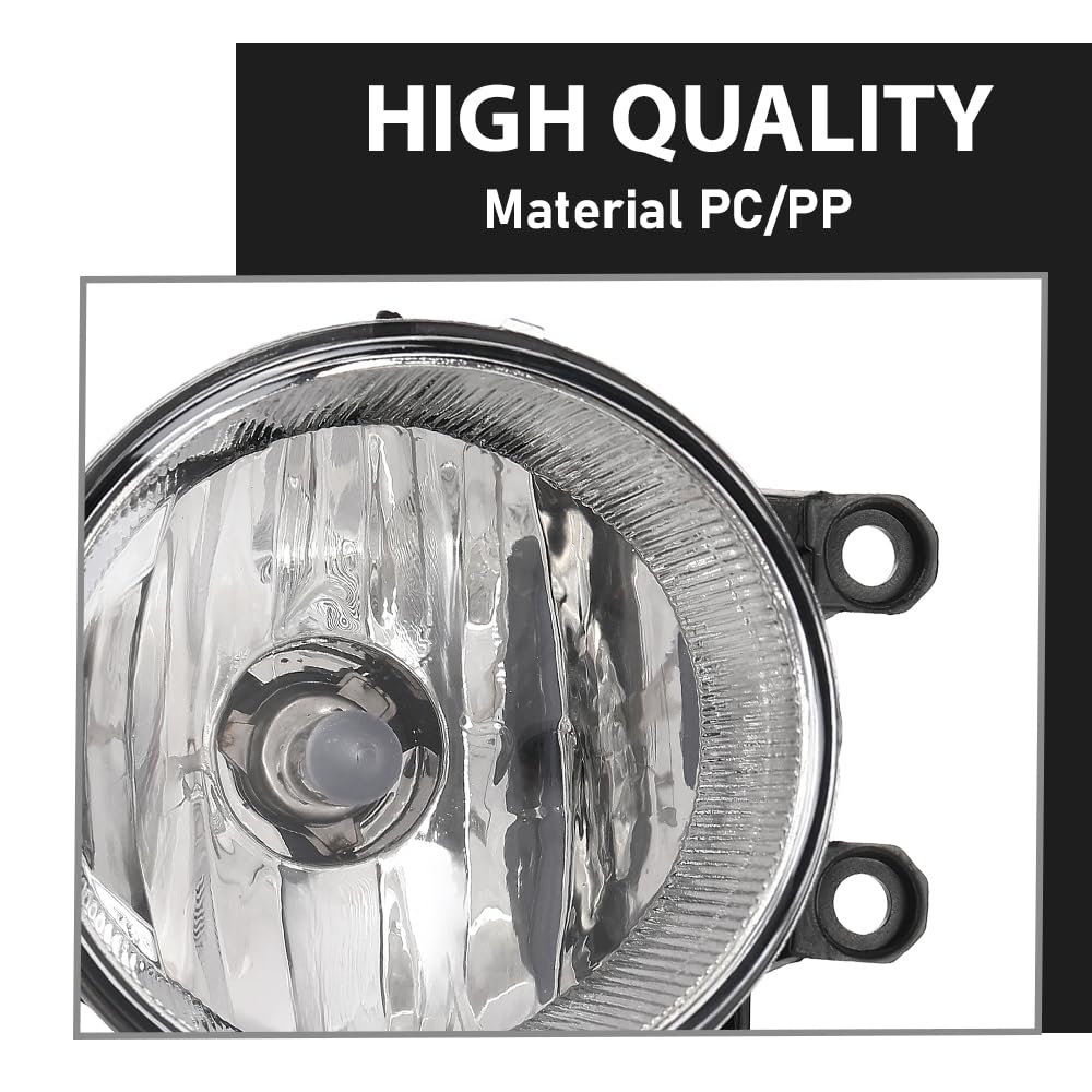 G-PLUS Front Bumper Fog Lights Lamps Left&Right Compatible with Toyota RAV4 2019-2022 8122012230