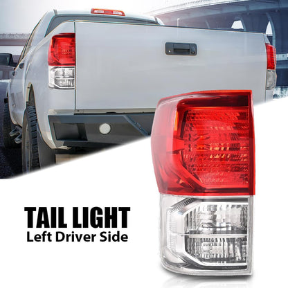 G-PLUS Tail Light Brake Lamp Left Side w/o Bulb Wiring Harness Fit Toyota Tundra 2007 2008 2009 2010 2011 2021 2013(2-Door Regular Cab,4-Door Extra Cab,4-Door Crew Cab) Luces TraserasAssembly