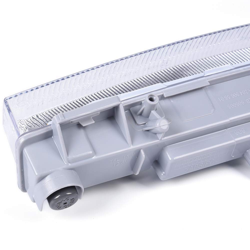 G-PLUS LED Left Front Daytime Running Light Fog Lamp Assembly Compatible with Benz W166 ML500 2013 2014 2015, Fit Benz W166 ML550 ML63AMG 2012 2013 2014 2015 2049065401, A2049065401 White