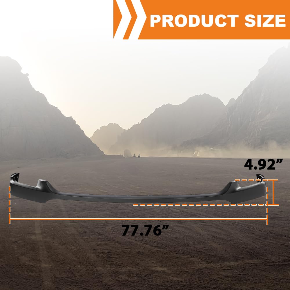 G-PLUS Front Upper Bumper Cover Fascia Compatible with Ford F150 Pickup 2021-2023 ML3Z17D957CAPTM, FO1014146 Black