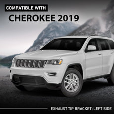 G-PLUS Left Exhaust Tip Bracket for Jeep Cherokee 2019-2021 Front View