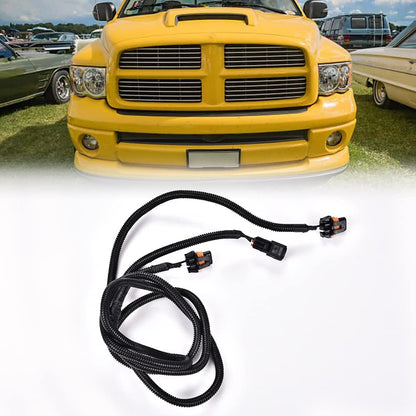 G-PLUS Fog Light Wiring Harness Compatible with 2002-2008 Dodge Ram 1500 2500 3500 Truck Driver & Passenger Side
