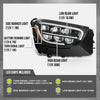 G-PLUS LED Headlight Front Right Side Compatible with Benz GLC Class X253/C253 2020 2021 2022 LED Model, Fit Headlight Without Adaptive Only 2539069203, MB2503262 Black