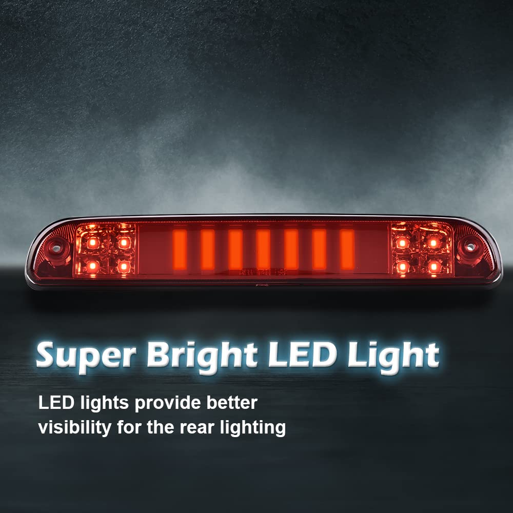 G-PLUS High Mount Stop Third Type I Brake Tail Light Compatible with 1993-2011 Ranger 1999-2016 F250 F350 F450 F550 Super Duty 1995-2003 Mazda B2300 B2500 B3000 B4000 CC3Z13A613B