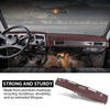 G-PLUS TPE Neutral Dashboard Dash Cover Red Compatible with 1981-1987 Chevy GMC Full Size Pickup/1981-1991 Chevy GMC SUV