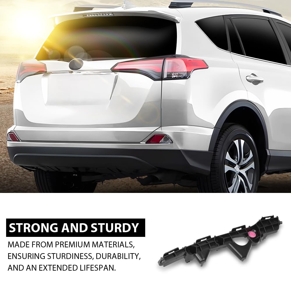 G-PLUS Rear Passenger Side Bumper Retainer Bracket Compatible with Toyota RAV4 2016-2018 521550R050, TO1143121