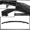 G-PLUS Front Lower Bumper Valance Panel Compatible with LX RX350 RX450h RX350L RX450hL 2020-2022,Fit Model With F Sport Package 521020E030, LX1095104 Textured Chrome Black