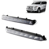 G-PLUS LED DRL Daytime Running Fog Light Pair, Compatible with Benz GL-Class X164 GL320 GL350 GL450 GL550 ML63 X166 2007-2013, LH Driver & RH Passenger 2PCS, A1649060351, A1649060451
