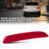 G-PLUS Rear Right Bumper Reflector, Compatible with BMW X5 E70 All Models 2007-2010, Fit BMW X5 E70 LCI/facelifted 2010-2013 (Only for M Sport Package), Passenger Side, 63217158950, 63147158950