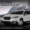 G-PLUS Front Grille Grill Chrome Compatible with Subaru Outback 2020-2022 91121AN08A Painted Trim