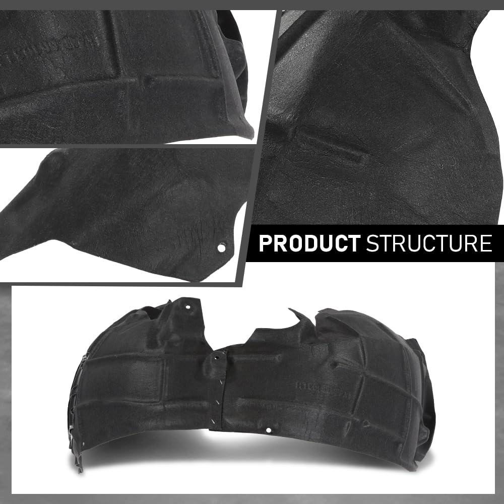 G-PLUS Front Left Fender Liner Inner, Compatible with Audi Q5 2018-2023/ Q5 Sportback 2021-2022, Fit Audi SQ5/ SQ5 Sportback 2021-2022, Driver Side, AU1248144, 80A821171E