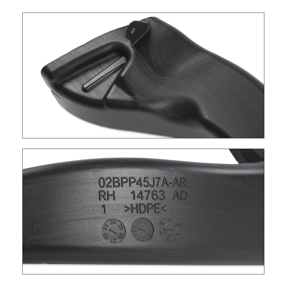 G-PLUS Front Brake Duct Kit Compatible with Chevy C7 Corvette 2014-2019, Fit Stingray's w/Adding the Z06 Grille and Functional Brake Ducts 23224728, 23224729, 11519376, 11570637