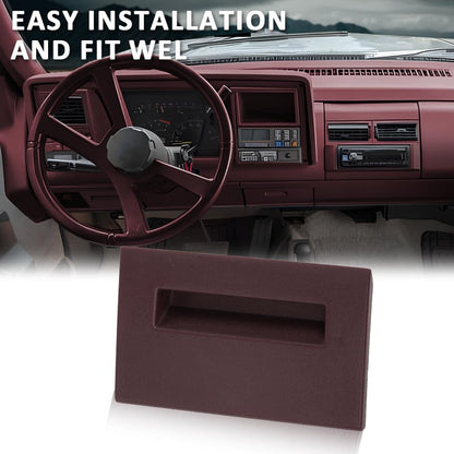G-PLUS Dash Fuse Panel Cover Compatible with Chevy & GMC Truck 1988-1994/Fit Chevy Blazer GMC Yukon 1992-1994/Fit GMC Yukon Suburban 1992-1994 Red