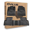 G-PLUS Floor Mats 3pcs Compatible with Honda Civic Coupe Sedan 2016-2021 & Civic Hatchback 2017-2021, Fit Honda Insight 2016-2021 All Weather Protection TPE Car Floor Cargo Liners Black
