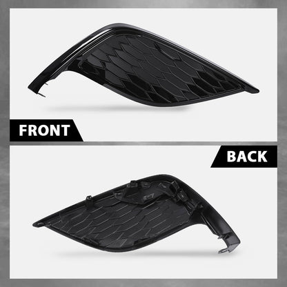 G-PLUS Front Right Bumper Fog Light Cover, Compatible with Toyota Camry XSE SE 2021-2024, NOT Fit LE XLE Model, Passenger Side, 8148106220, TO1039242