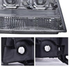 G-PLUS LED Headlights Assembly Fit Chevy Tahoe Avalanche Subarban 1500 2500 2007-2014 DRL Corner Turn Signal Headlamps Set Pair Left & Right Smoky Lens Chrome Housing Clear Reflector,faros delanteros