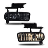G-PLUS Fog Light Lamps Compatible with Chevy Silverado 1500 2500 1999-2002 / Fit Tahoe Suburban 2000-2006 / Fit Silverado 3500 2001-2002 Fog Light Lamps w/Bulbs Smoke Color 1 Pair (Smoky)