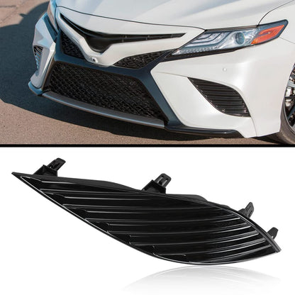 G-PLUS Front Bumper Fog Light Cover Bezel Left Driver Side Compatible with Toyota Camry SE XSE 2018–2020 Fog Lamp Covers 8148106180 TO1039211