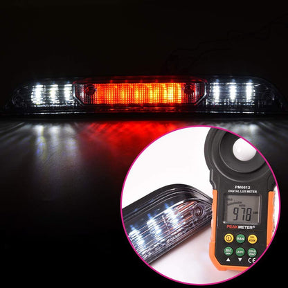 G-PLUS LED 3rd Third Brake Light Compatible with Ford F150 2015-2020 High Mount Brake Light Tail Cargo Lamp Clear Lens Black Housing FL3Z13A613A FL3Z13A613B
