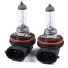 G-PLUS Front Bumper Fog Lights Compatible with Honda Civic 2 Door / 4 Door 2004 2005 Polycarbonate Resin Clear Lens Driving Running Fog Lamps + Wiring Kit + H11 Bulbs