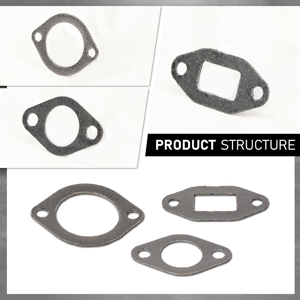 G-PLUS Engine Head Gasket Set Compatible with Briggs & Stratton 825528/Fit Daihatsu DM950 DM950D/Fit Toro 107-9907