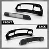 G-PLUS Front Lower Grille & Bumper Grill Bezel Compatible with Jeep Grand Cherokee 2017-2022 Black 5ZM53SZ0AA
