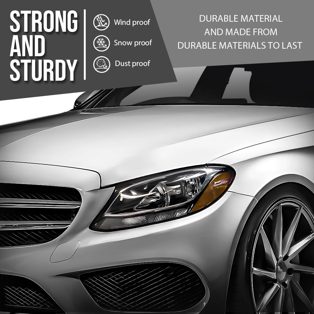 G-PLUS Headlight Lens Cover Compatible with Benz C-Class W205 2015-2017 A2059067303 Left Side Front Headlamp Lens Cover Clear