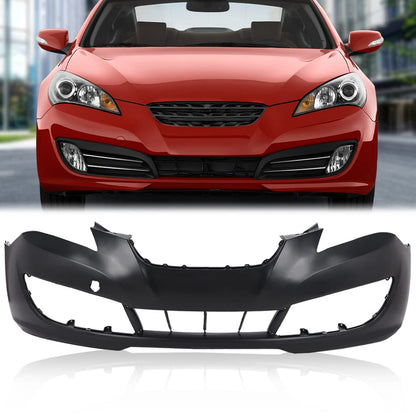 G-PLUS Primered Front Bumper Cover Fascia Compatible with 2010-2012 Hyundai Genesis Compatible with Coupe (2-Door) Models ONLY 615343714813 HY1000180 865112M000