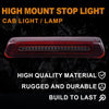 G-PLUS Rear LED 3rd Third Brake Light Compatible With 2004-2008 Ford F150 2005 2006 2007 Cargo Tail Stop Lamp Waterproof (Red Housing Clear Lens)