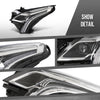 G-PLUS LED Headlight Front Left Driver Side Compatible with Cadillac XT5 2020-2023 84849607 Black
