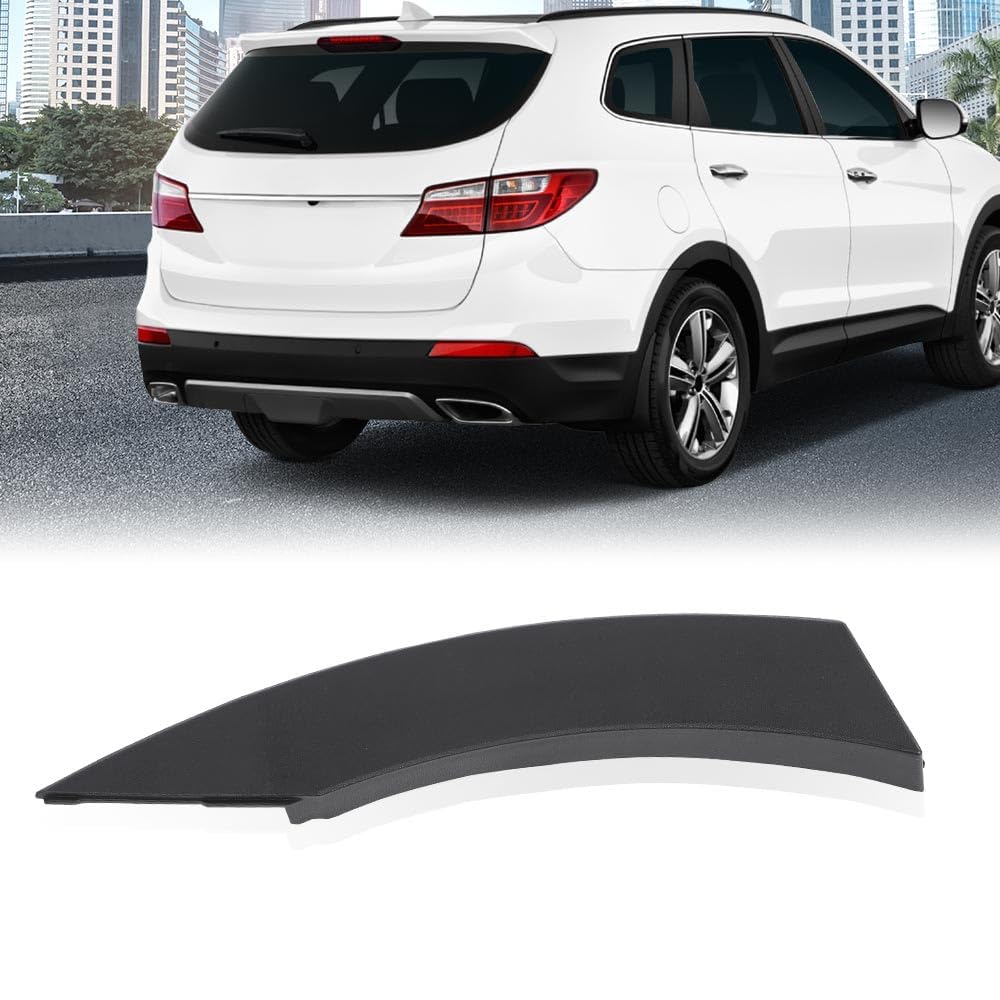 G-PLUS Rear Right Fender Molding Wheel Flare Garnish Compatible with 2013-2018 Hyundai Santa Fe Sport 2.0L & 2.4L US #877424Z000 Smooth PP Plastic