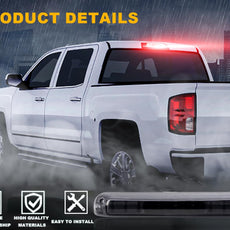 G-PLUS LED Third Brake Light for Chevy Silverado GMC Sierra 1999-2006 3D LED Bar Clear Lens Black Product Details