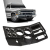 G-PLUS Dash Bezel W/Lower Column Cover with Storage Box Compatible with Chevy GMC Truck Blazer Suburban 1984-1987 without A/C & Wiper Switch Hole Black