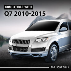 G-PLUS Fog Light Cover Grille 2PCS for Audi Q7 2010-2015 Front Front View