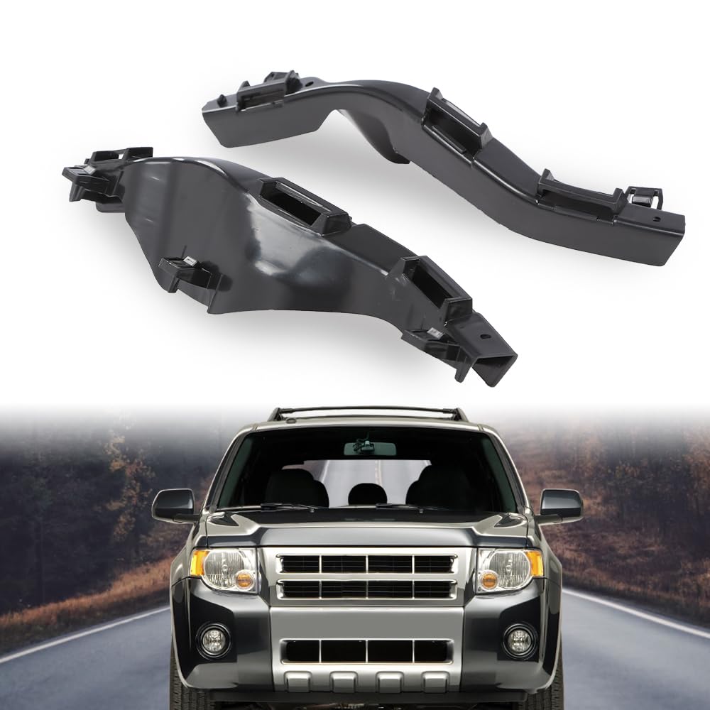 G-PLUS Front Left & Right Side 1pair Bumper Brackets Compatible with 2008-2012 Ford Escape/2008-2011 Mercury Mariner