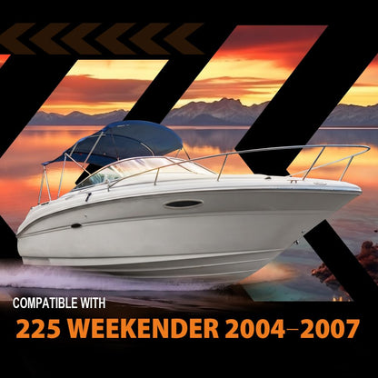 G-PLUS Porthole Window with Outer Ring Compatible with Sea Ray 225 Weekender 2004 2007 Fit Many Searay Sundancers, Weekenders, Express Cruisers and Others From The 1980'S Era on UP White