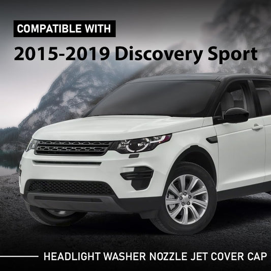 G-PLUS Headlight Washer Nozzle Jet Cover Cap Compatible with Discovery Sport 2015-2019
