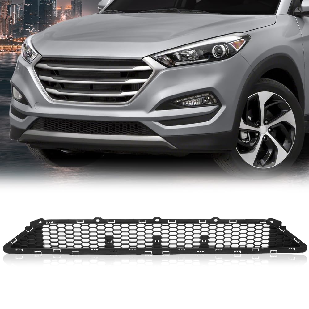 G-PLUS Front Bumper Lower Grille Compatible with Hyundai Tucson SE/ECO/Sport 2016 2017 2018 86561D3000 HY1036130