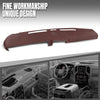 G-PLUS Dash Cover Panel Compatible with Ford F100 F150 F250 F350 Bronco 1980 1981 1982 1983 1984 1985 1986 Red